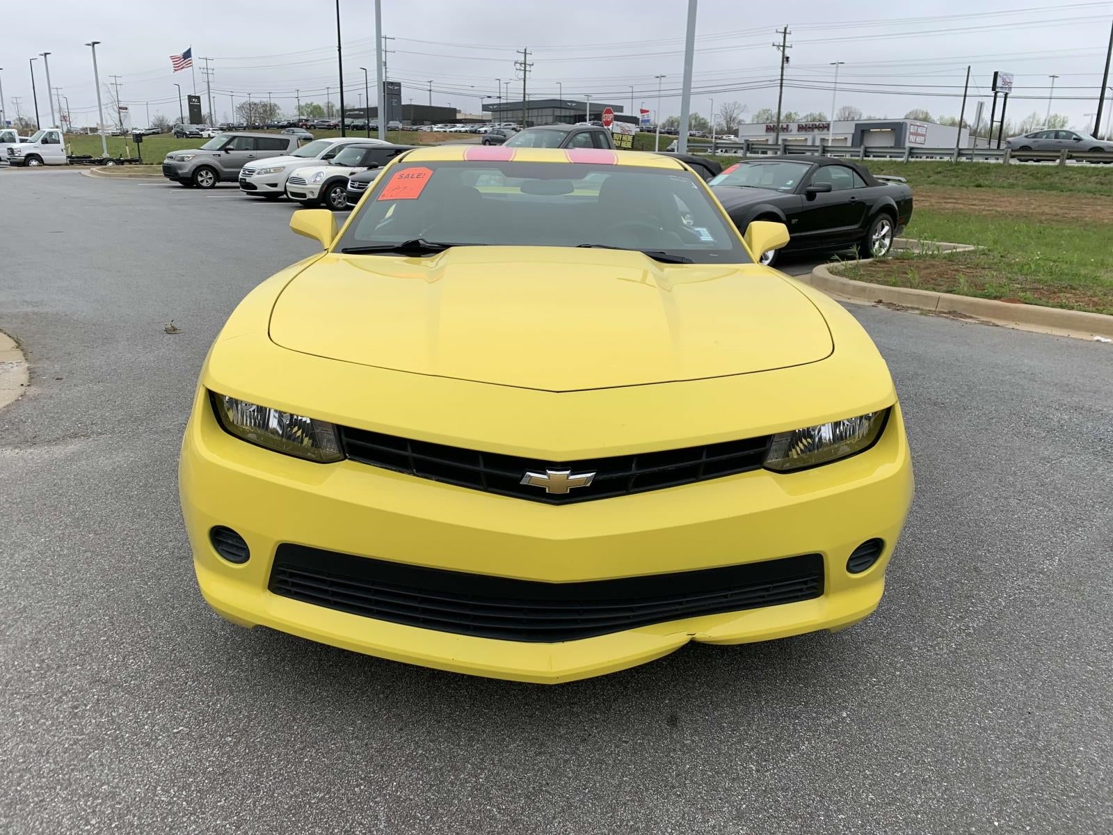 Used 2014 Chevrolet Camaro 2LS with VIN 2G1FA1E32E9221833 for sale in Greer, SC