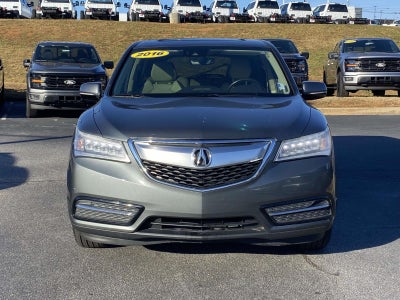 2016 Acura MDX 3.5L w/Technology Package & AcuraWatch Plus Pkgs