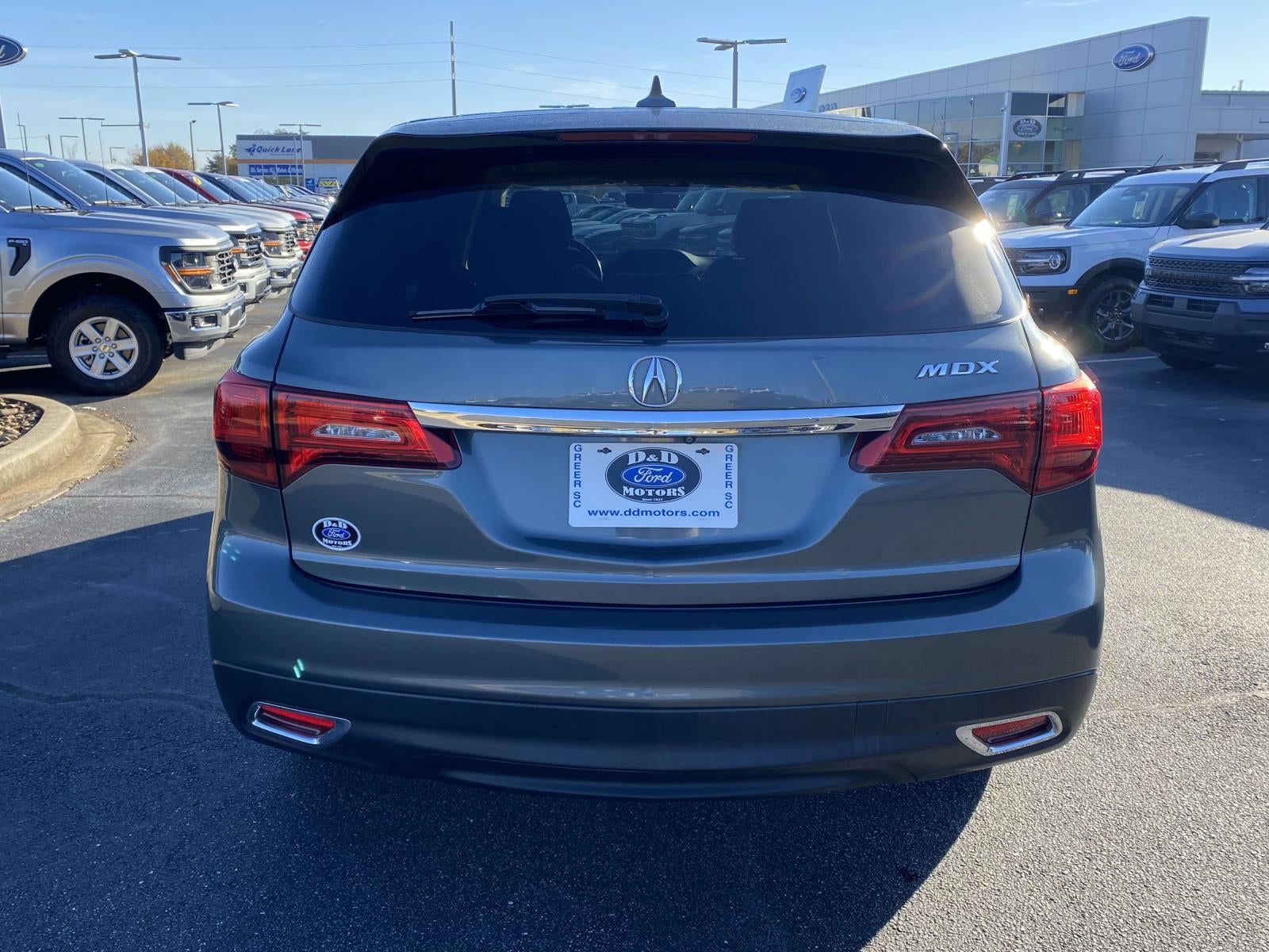 2016 Acura MDX 3.5L w/Technology Package & AcuraWatch Plus Pkgs