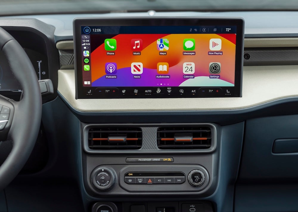 Ford Maverick dashboard and cooling