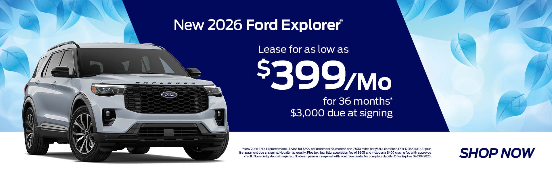 New 2026 Ford Explorer