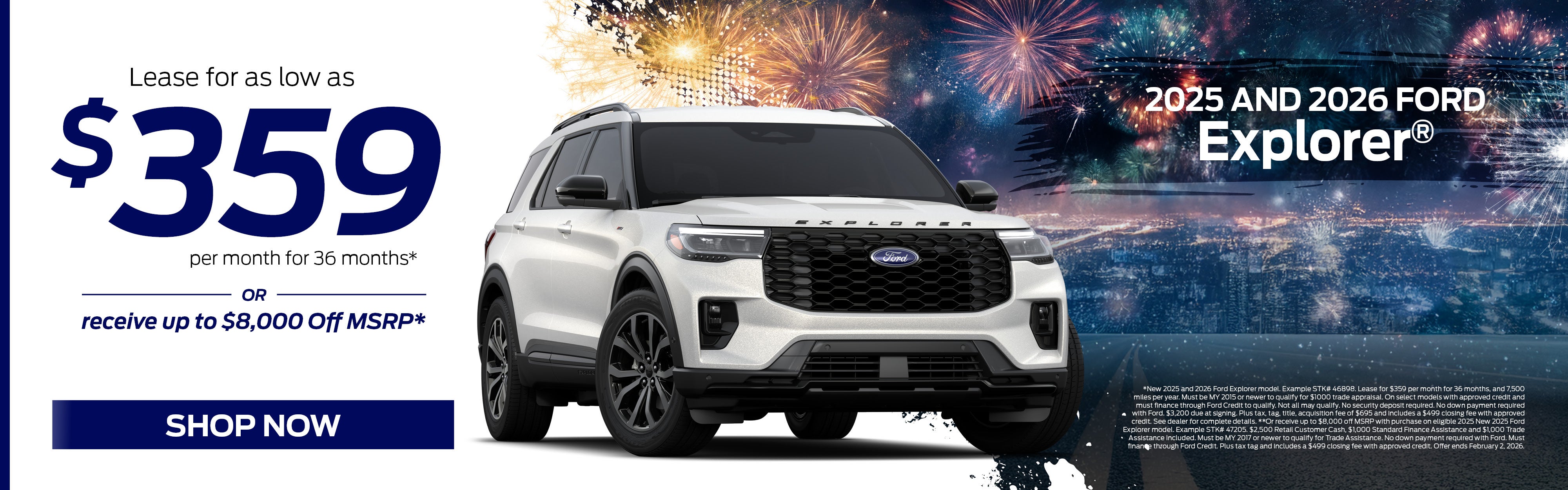 New 2025 and 2026 Ford Explorer 