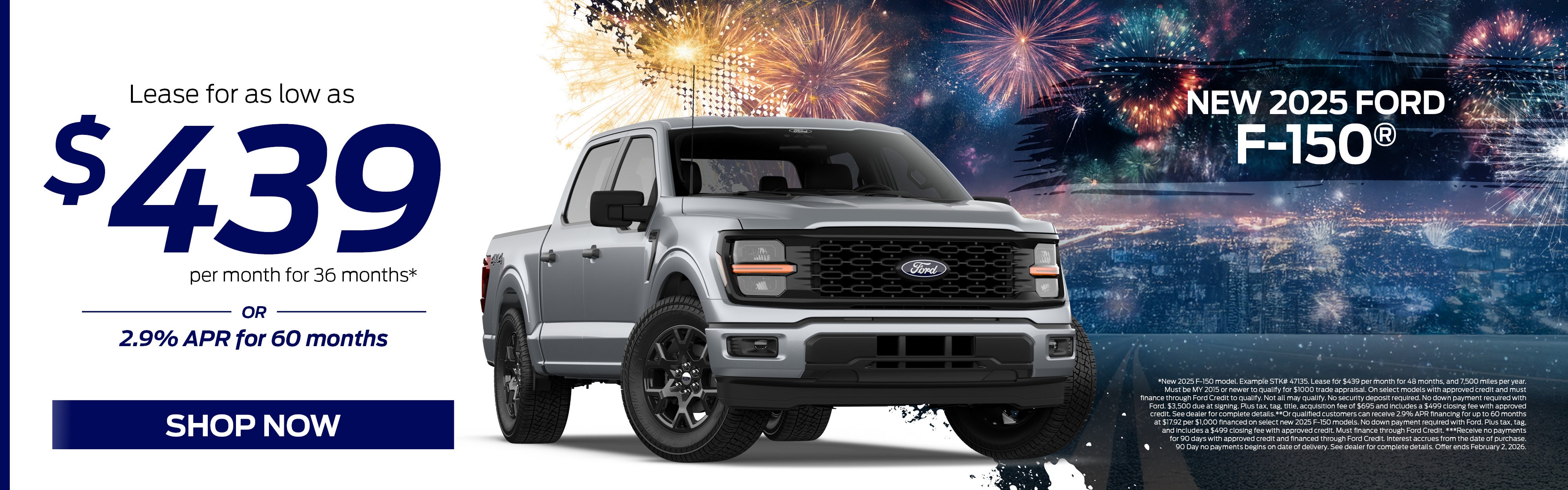 New 2025 F-150