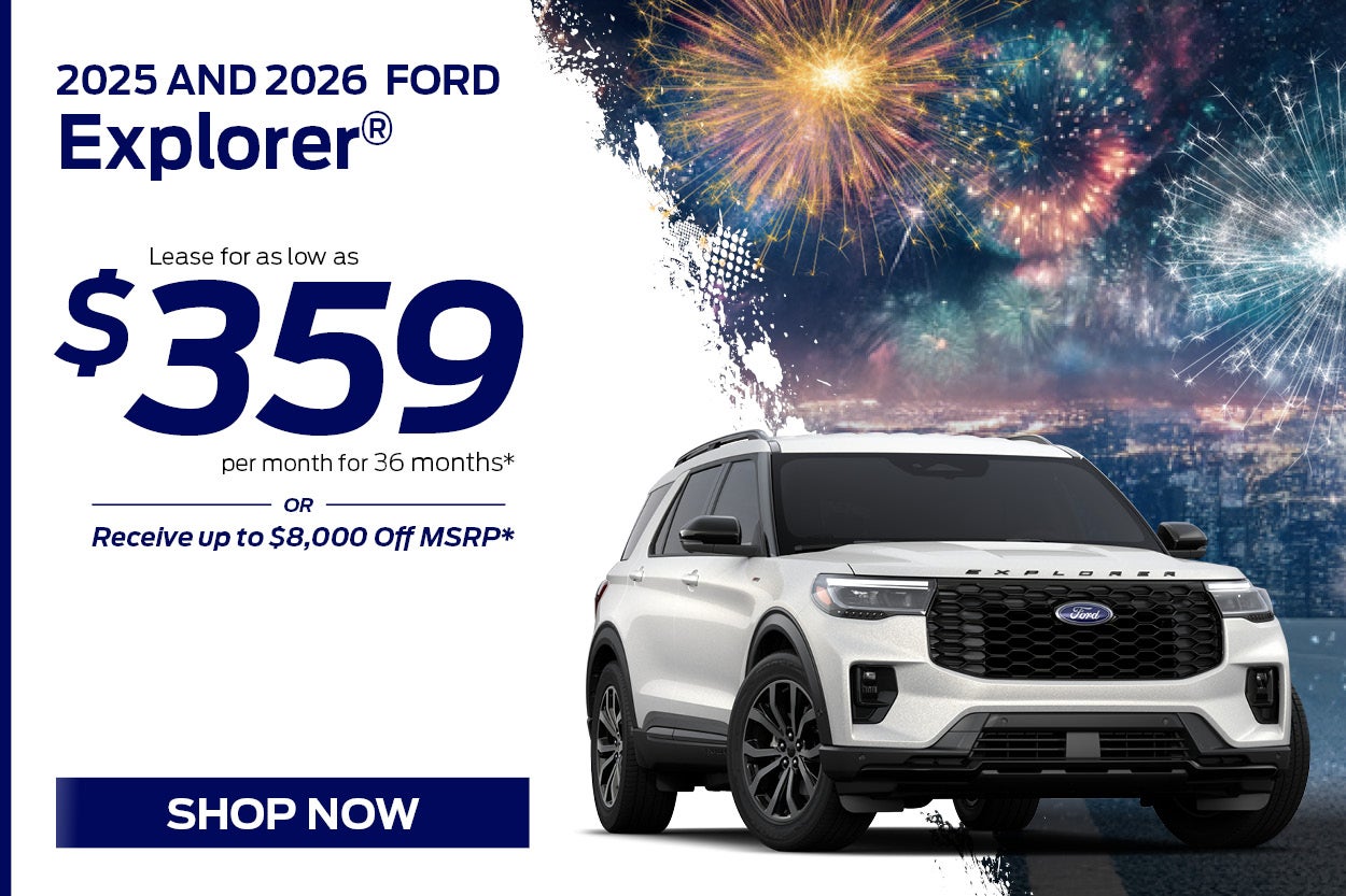 2025 and 2026 Ford Explorer