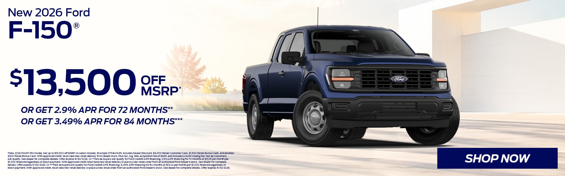New 2026 Ford F-150