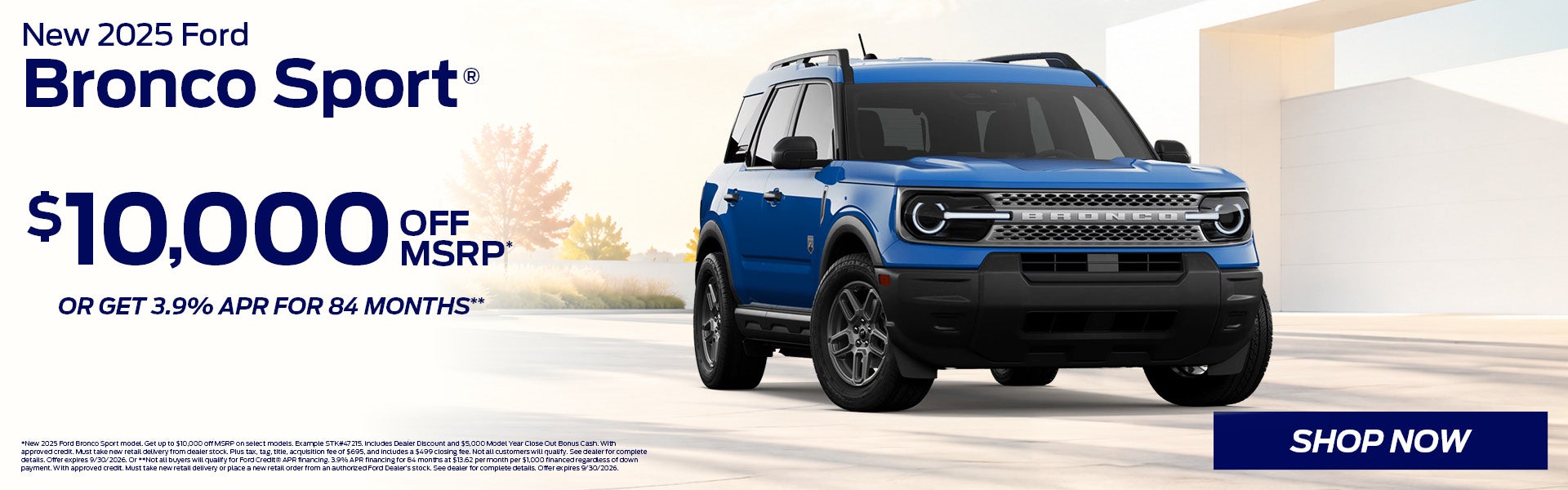 New 2025 Ford Bronco Sport