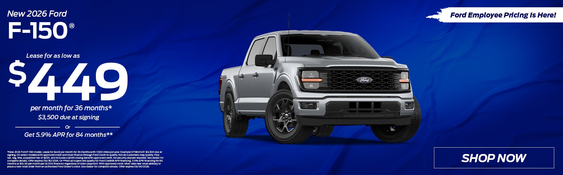 New 2026 Ford F-150