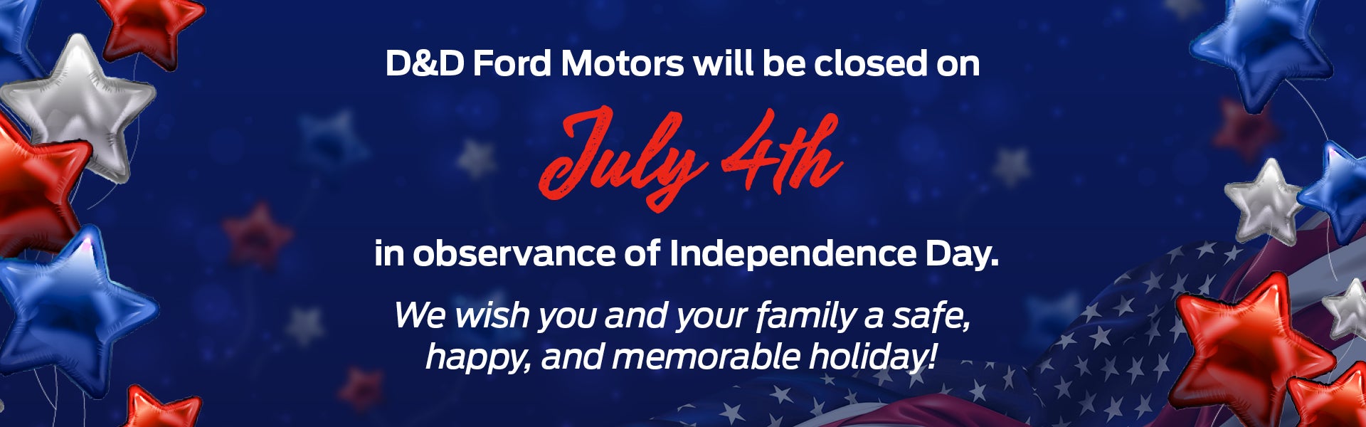 4th of July Schedule