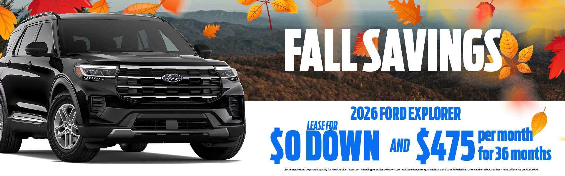 2026 FORD EXPLORER