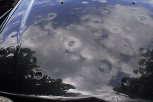 Hail-Damaged-Car | D and D Motors, Inc. in Greer SC